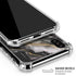 Gold Blush Marble Ink iPhone XS Max Clear Case